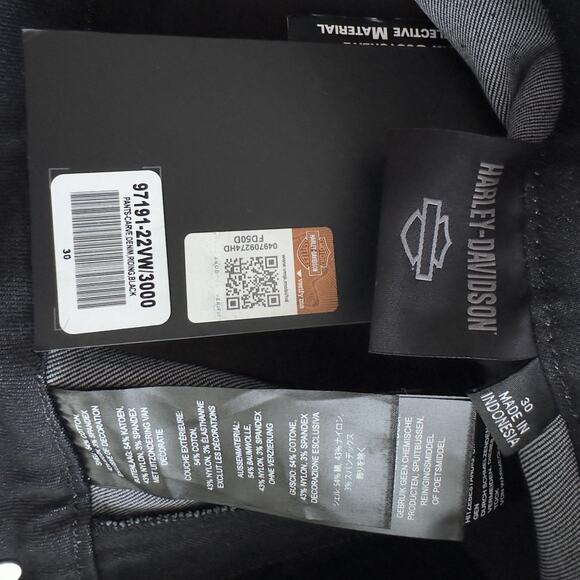 Harley-Davidson Black Straight Leg Pants - Picture 10 of 10